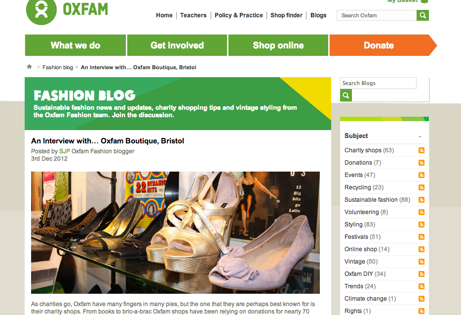 Oxfam Fashion Blog | Ship-Shape and Bristol Fashion