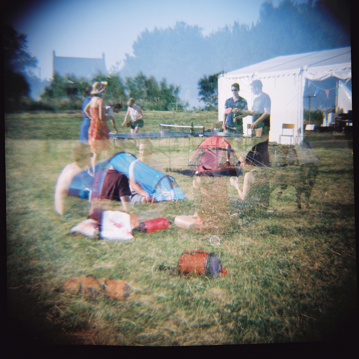 Weekend camping Lomo style