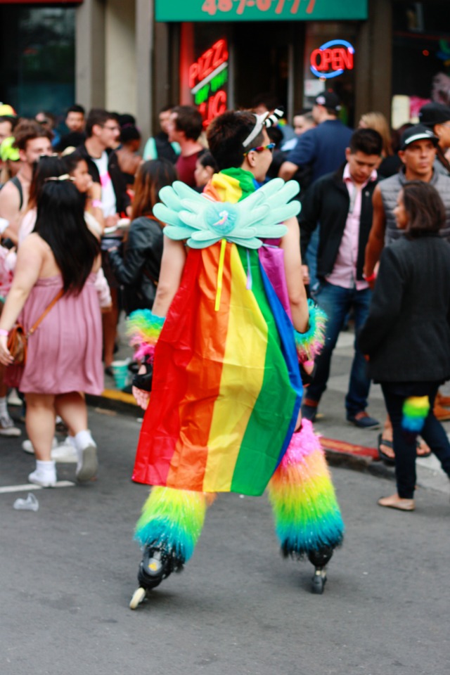 Rainbow fawn at SF Pride